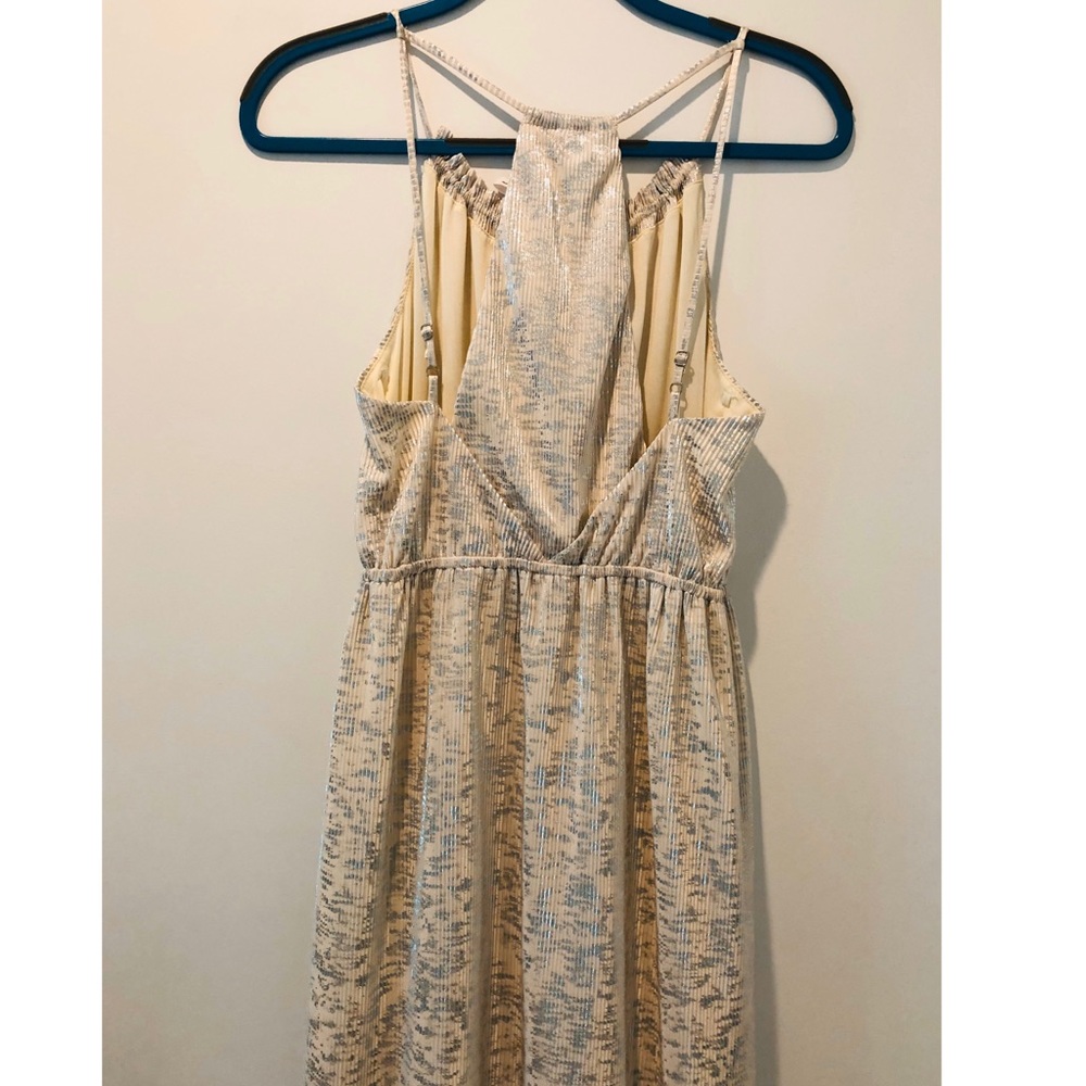 BCBG floor length dress with slits